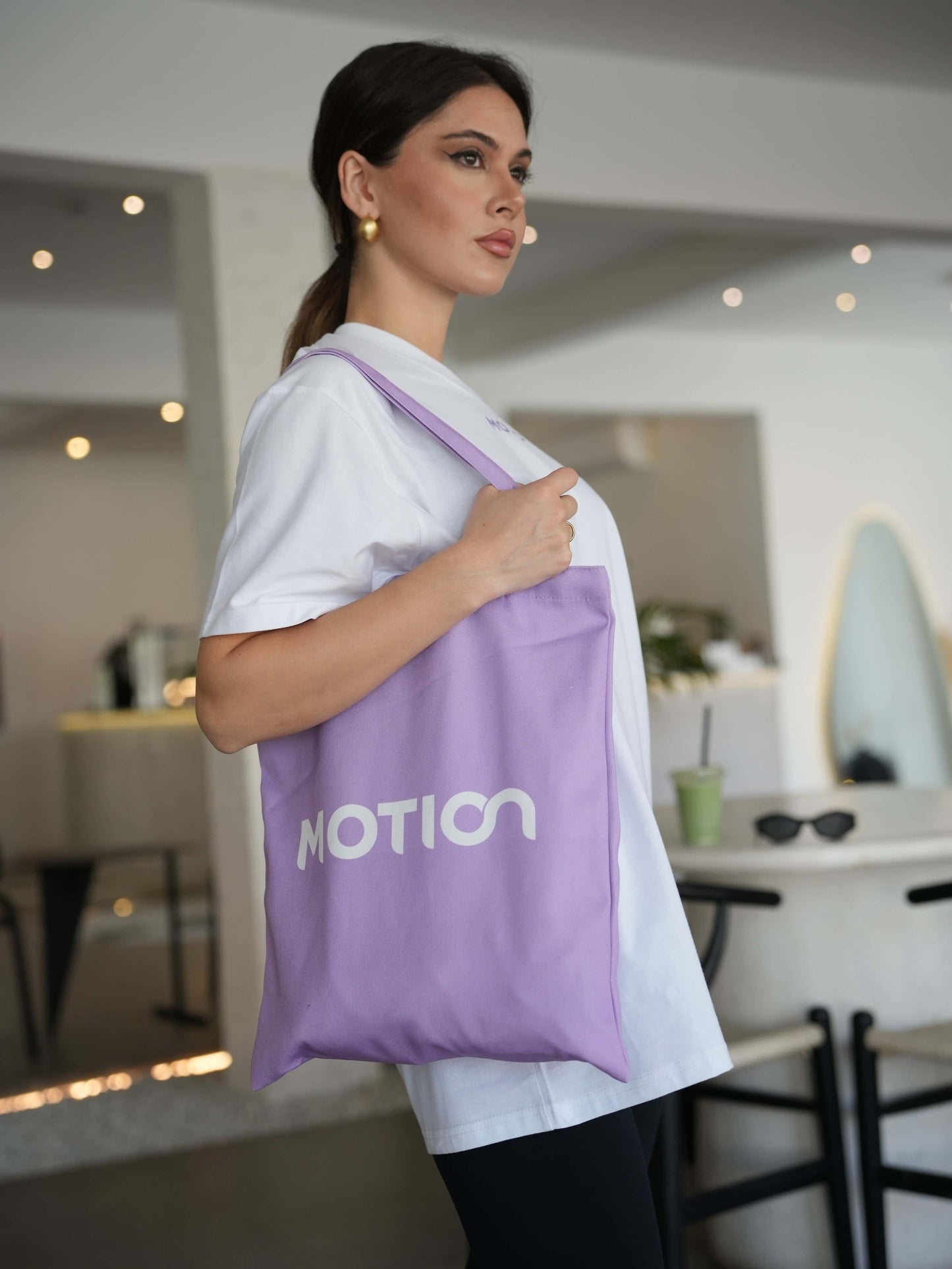 Lavender Purple Eco-friendly oversized tote bag – ideal for everyday use
